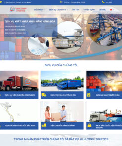 Website giới thiệu công ty vận tải