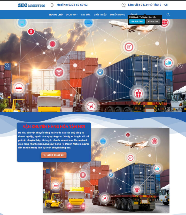 website logistic và vận tải